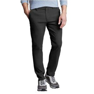 NEW Copper & Oak Men's 36x32 Black Tech Utility Pants Straight Fit Cargo G1636